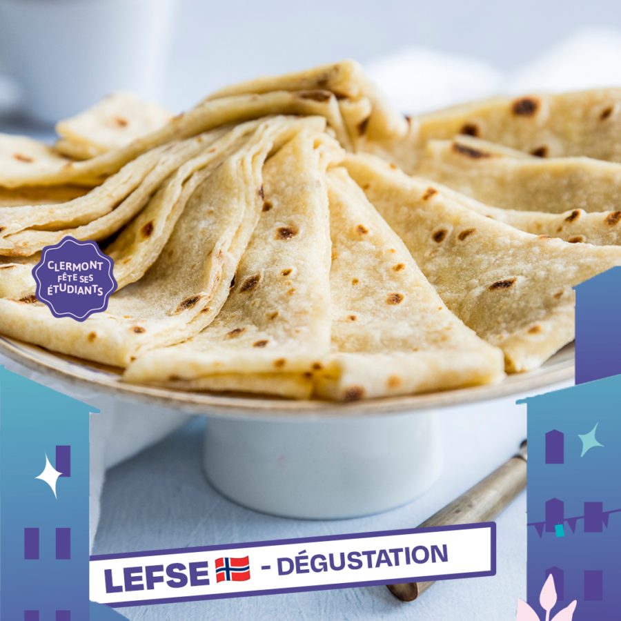 Norvège - Lefse au fromage
